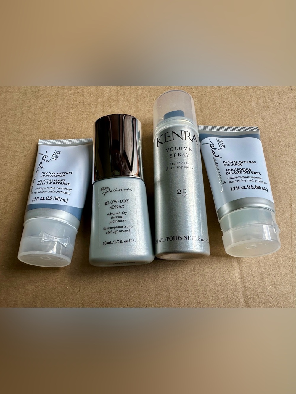 4-pc Kenra Platinum Travel-Size Hair Care & Styling Set